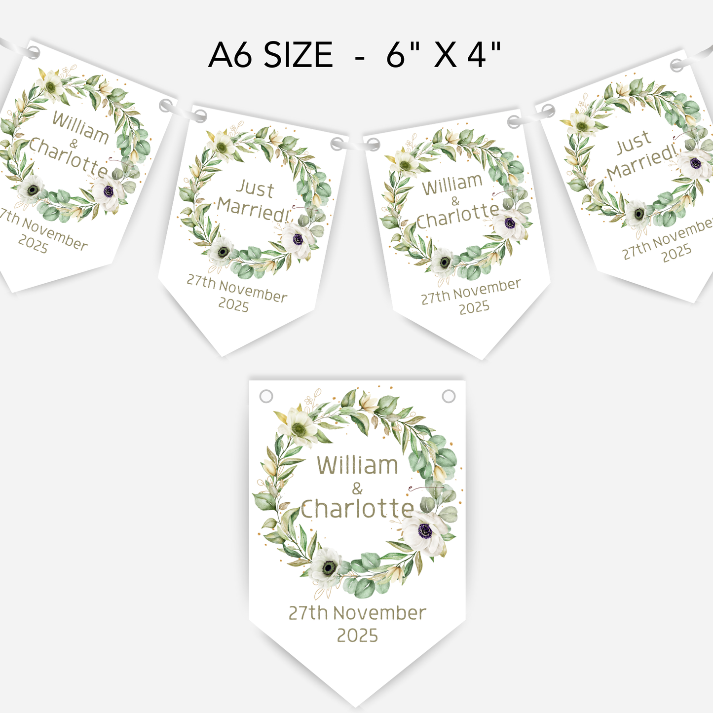 Engagement or Wedding Smaller Bunting - S166