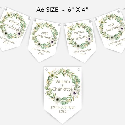 Engagement or Wedding Smaller Bunting - S166