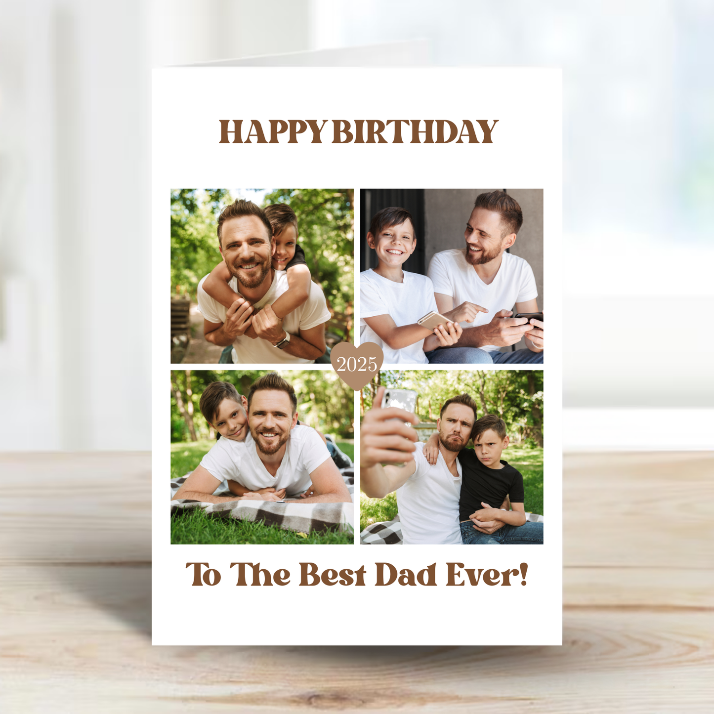 Happy Birthday Dad Photo Card - PC13