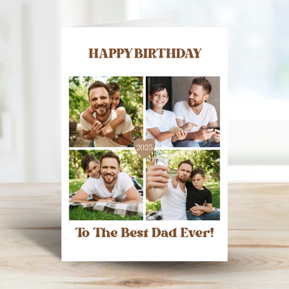 Happy Birthday Dad Photo Card - PC13