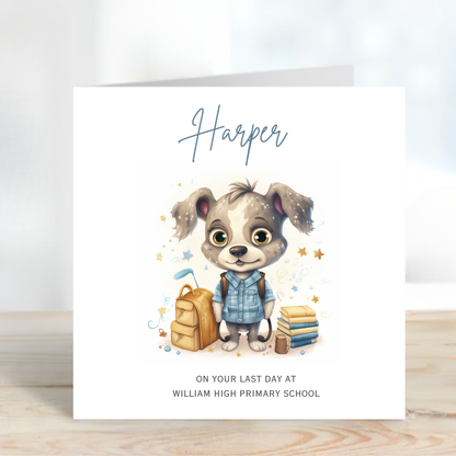 First or Last Day of School Card - C210