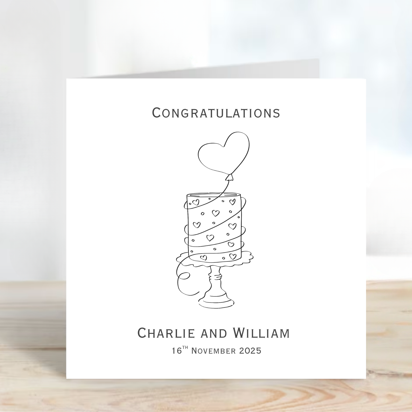 Elegant  Cake Illustration - C610