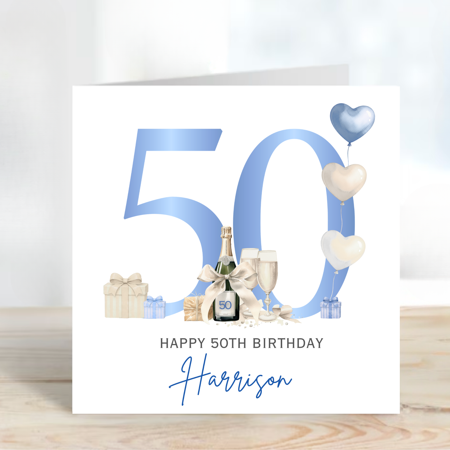 50th Birthday Card - C862