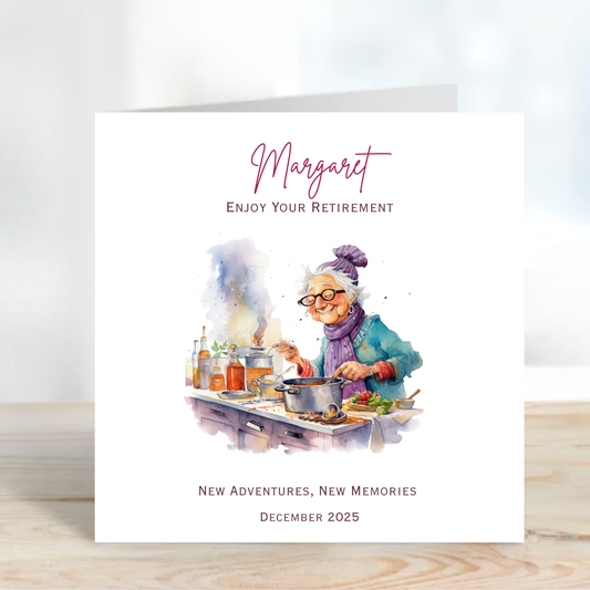 Fun Cooking Retirement Card - C661