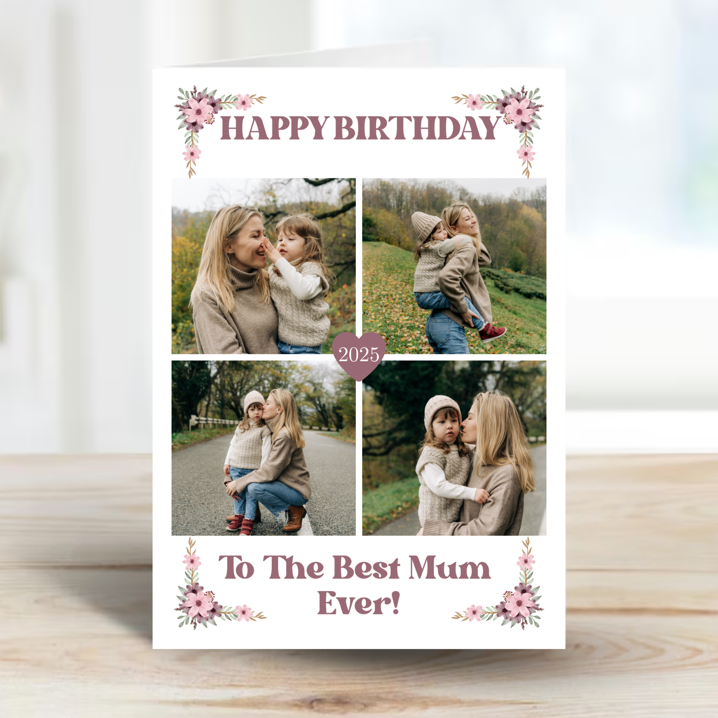 Happy Birthday Mum Photo Card - PC14