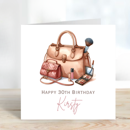 Fashion Handbag Birthday Card - C622