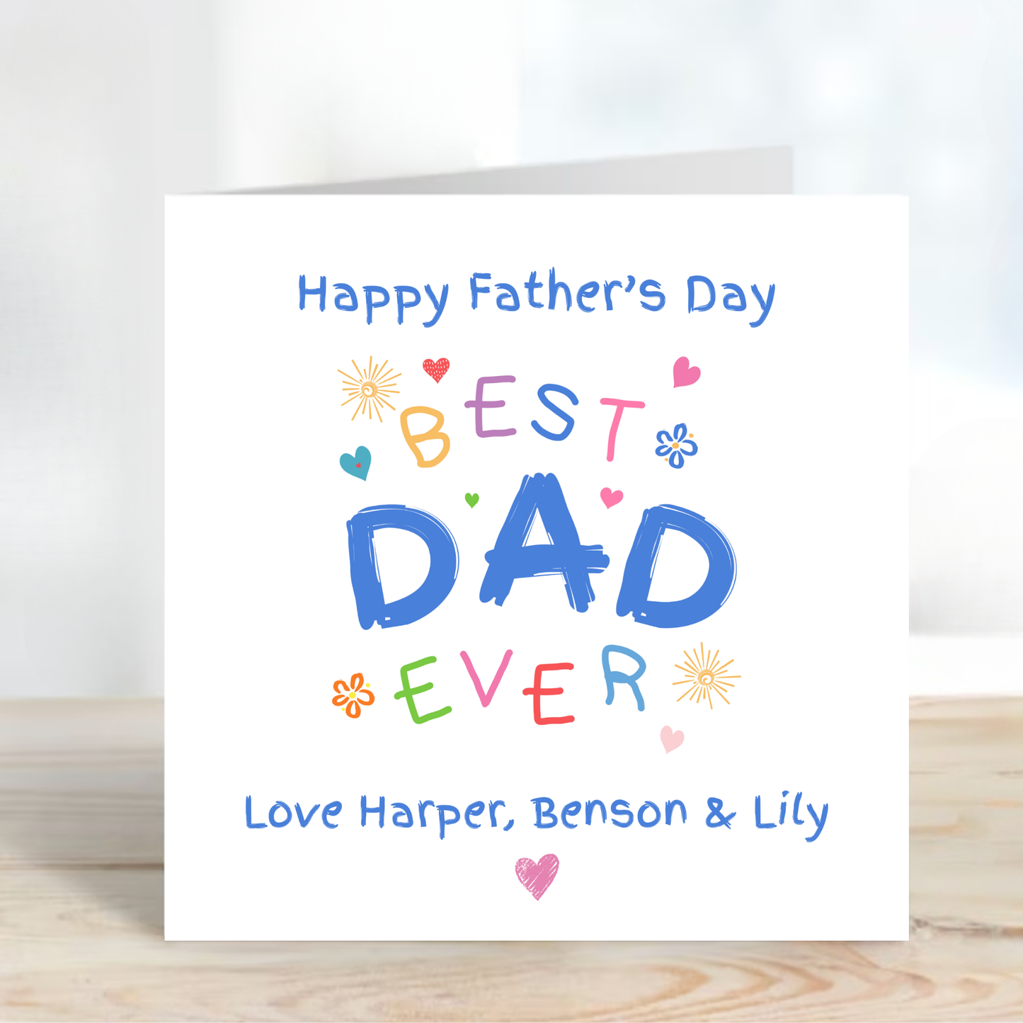 Best Dad Ever - Father's Day Card - C767