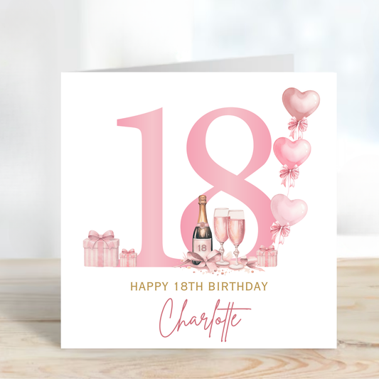 18th Birthday Card - C854