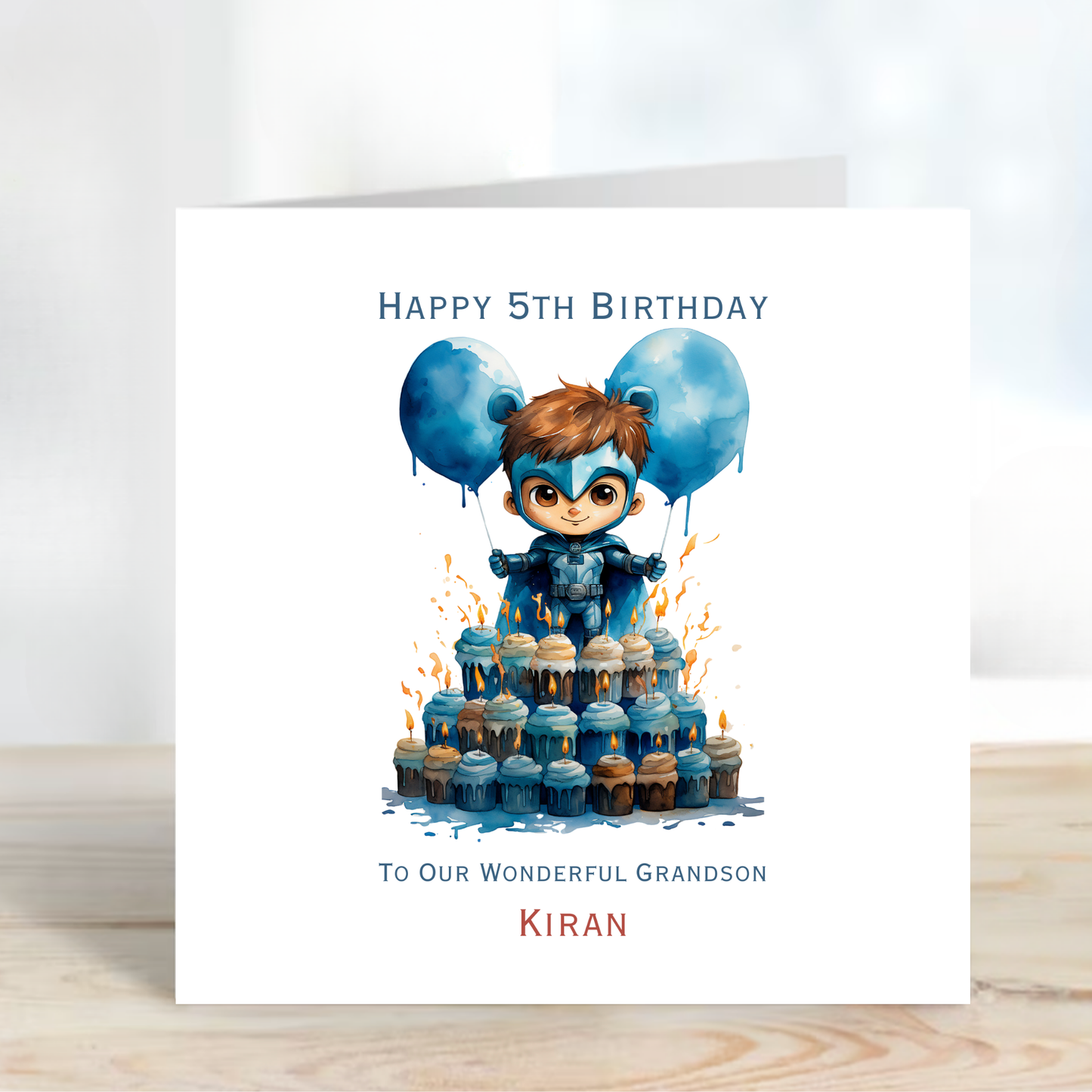 Superhero Birthday Card - C549