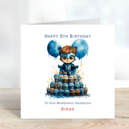 Superhero Birthday Card - C549