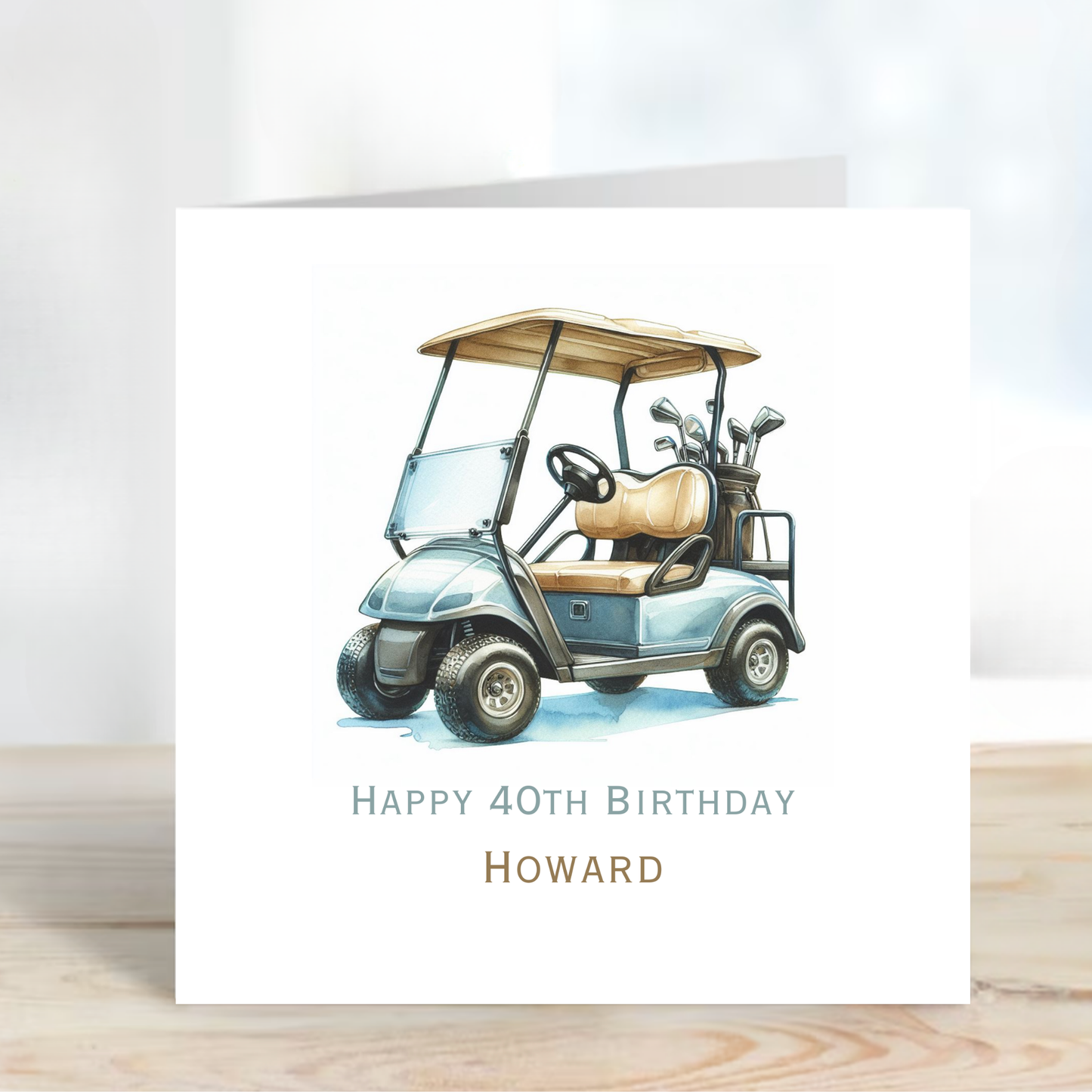 Golf Mad Birthday Card - C619