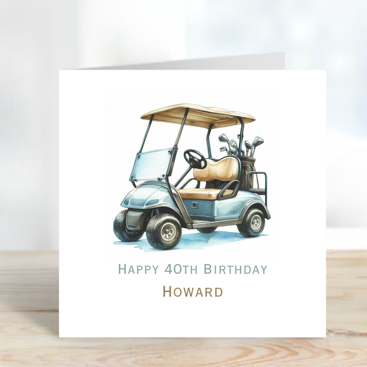 Golf Mad Birthday Card - C619