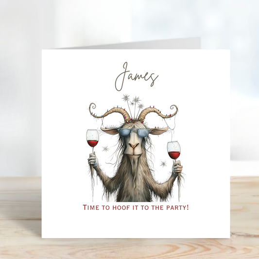 Fun Goat Birthday Card - C571