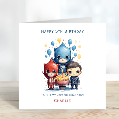 Superhero Birthday Card - C540