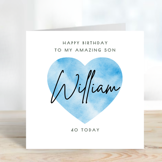 Heart Birthday Card - C503