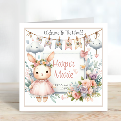 Welcome To The World Card- C667