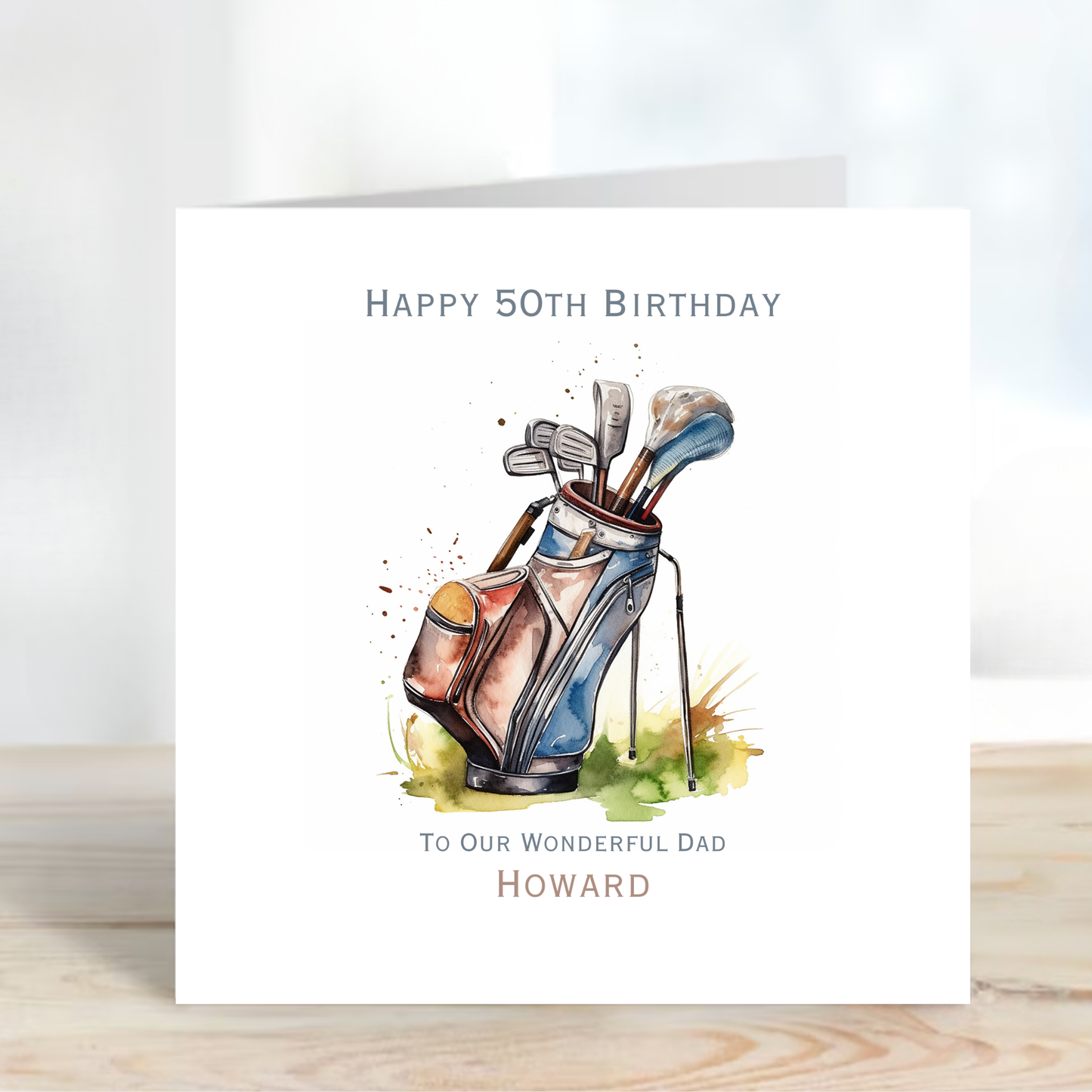 Golfing Birthday Card - C624