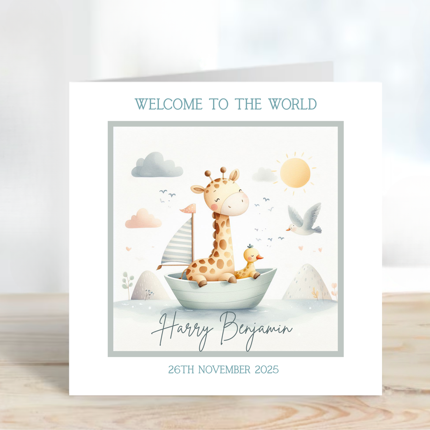 Welcome To The World Card- C666