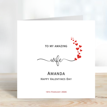 Valentine’s Day Elegant Card  - C706