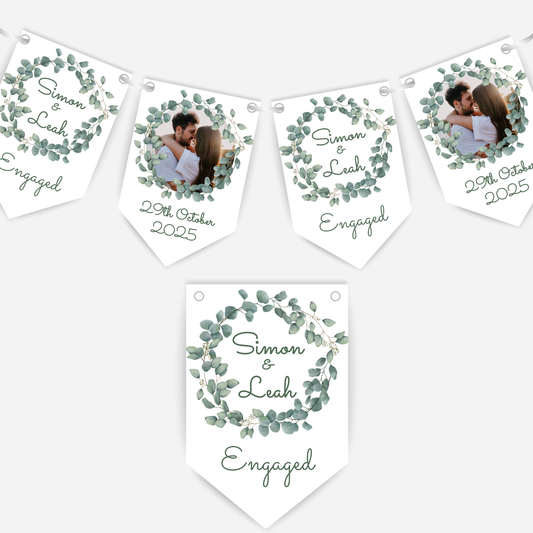 Photo Engagement or Wedding Bunting - B130