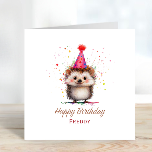 Fun Cute Hedgehog - C554