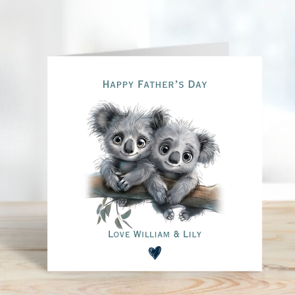 Cute Koala  - Father's Day Card - C791
