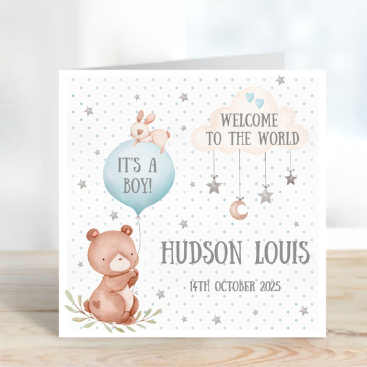 "Its A Boy" New Baby Card - C515