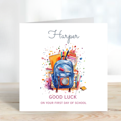 First or Last Day of School Card - C201