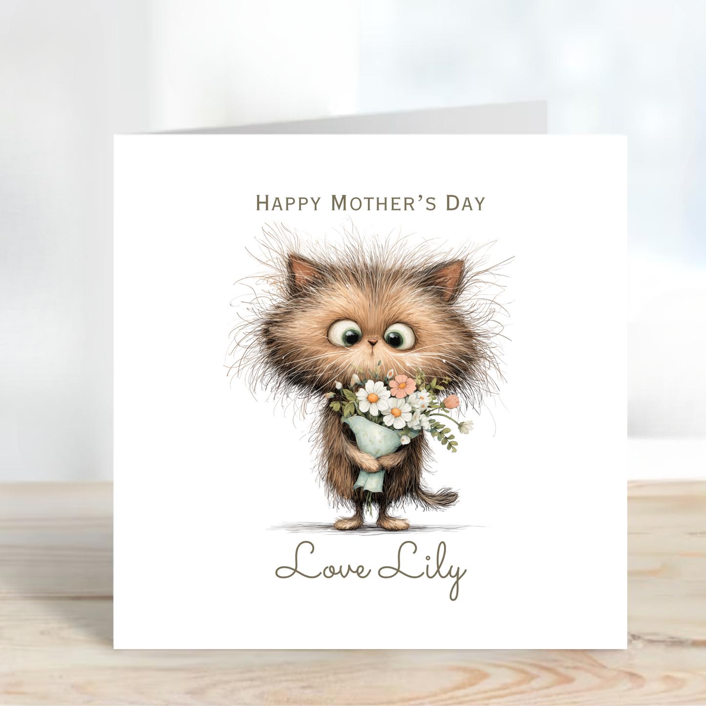 Mother's Day Card - Cute Cat Design - C831