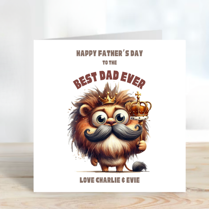 Fathers Day Card - Best Dad Ever - C802