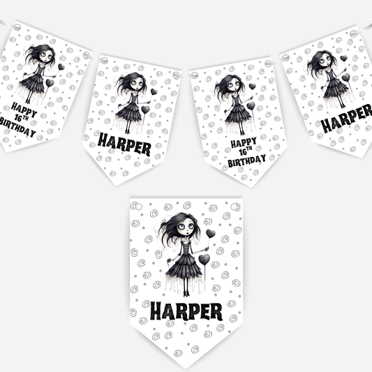 Gothic Style Bunting - B227