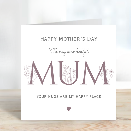 Mother's Day Card - Modern Classic Design - C731