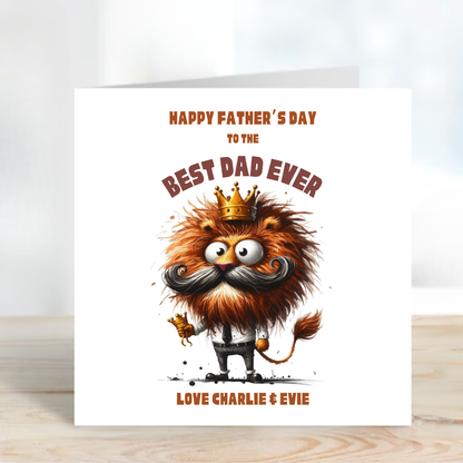 Fathers Day Card - Best Dad Ever - C803