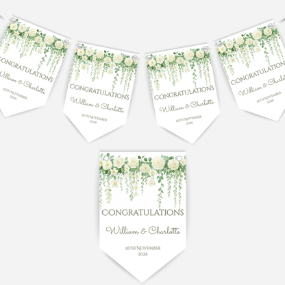 Engagement or Wedding Bunting - B287