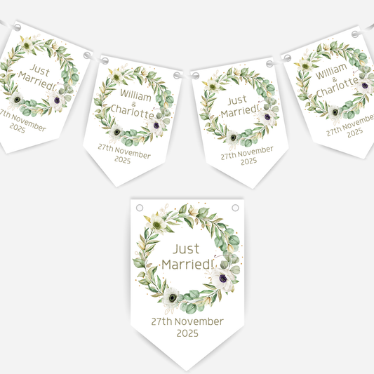 Engagement or Wedding Bunting - B166