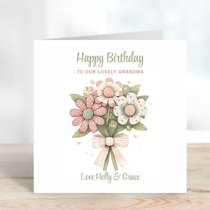 Flower Bouquet Birthday Card - C601