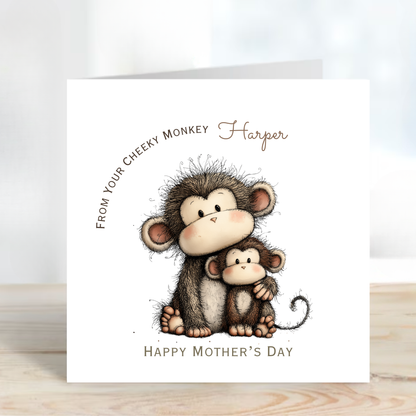 Mother's Day Card - Cheeky MonkeyDesign - C760