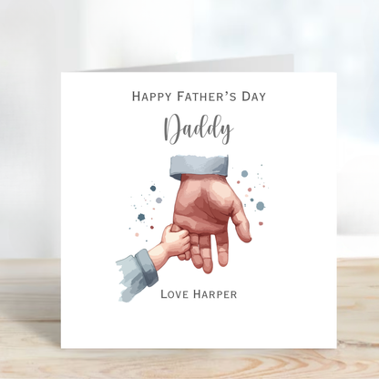 Fathers Day Card - Cute Hand Design - C790
