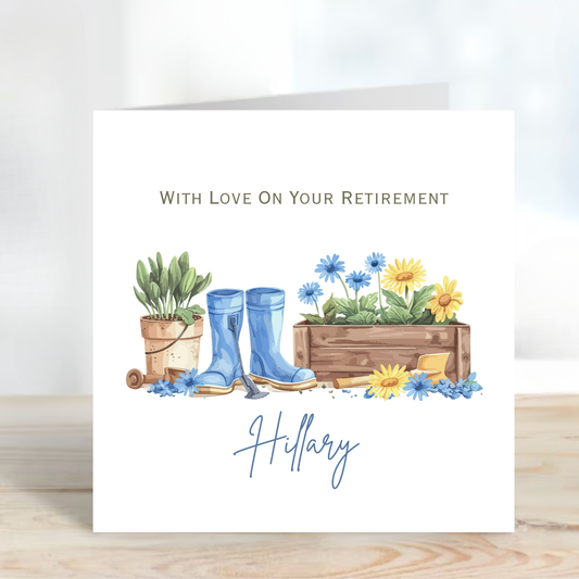 Gardening Retirement Card - C696