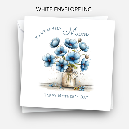 Mother's Day Card - Modern Flower Design - C742