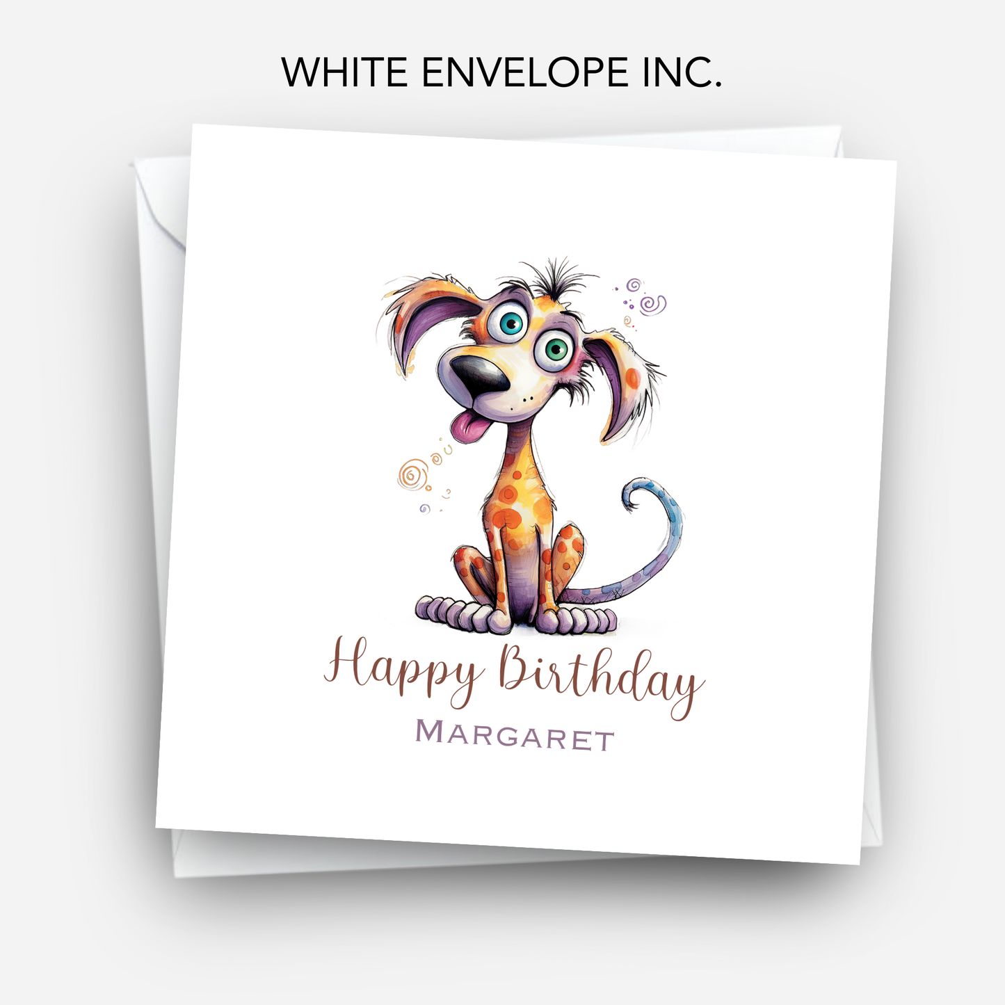 Crazy Dog Birthday Card - C575