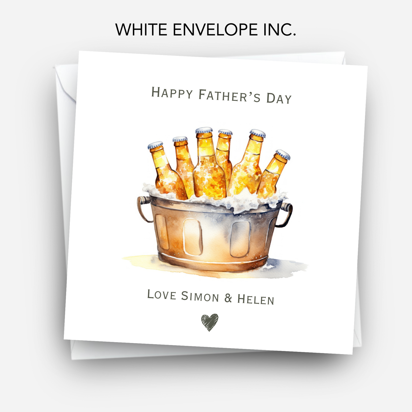 Father's Day Card - Beer Bucket Design - C765