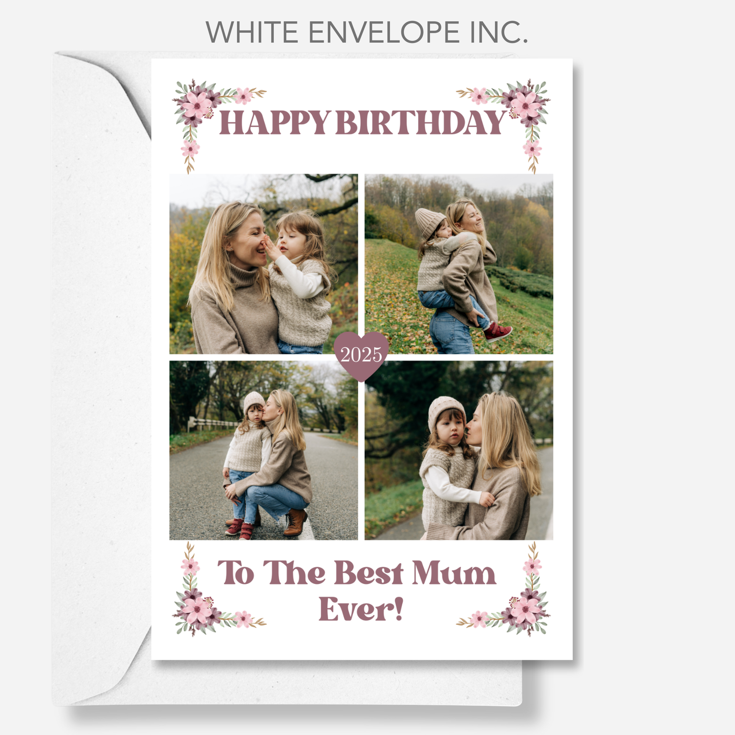 Happy Birthday Mum Photo Card - PC14