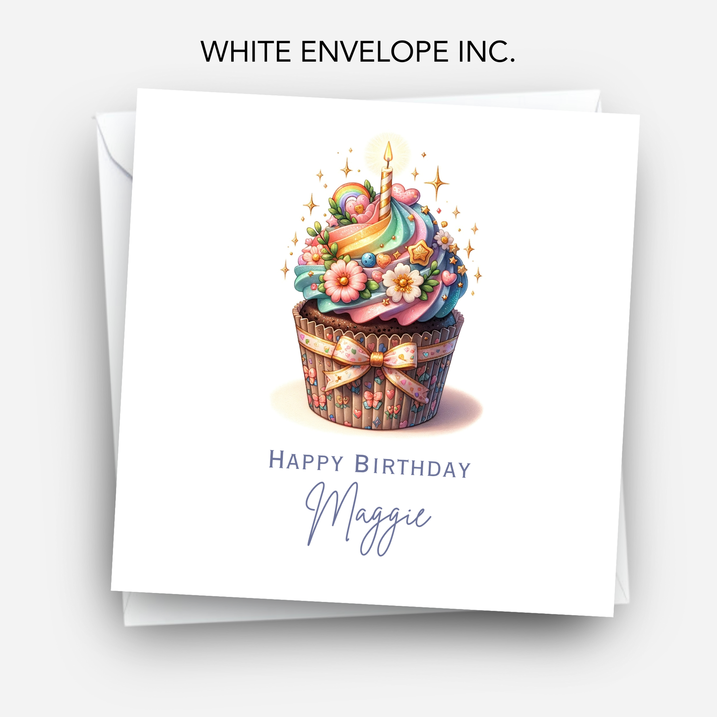 Cute Cupcake Birthday Card - C592