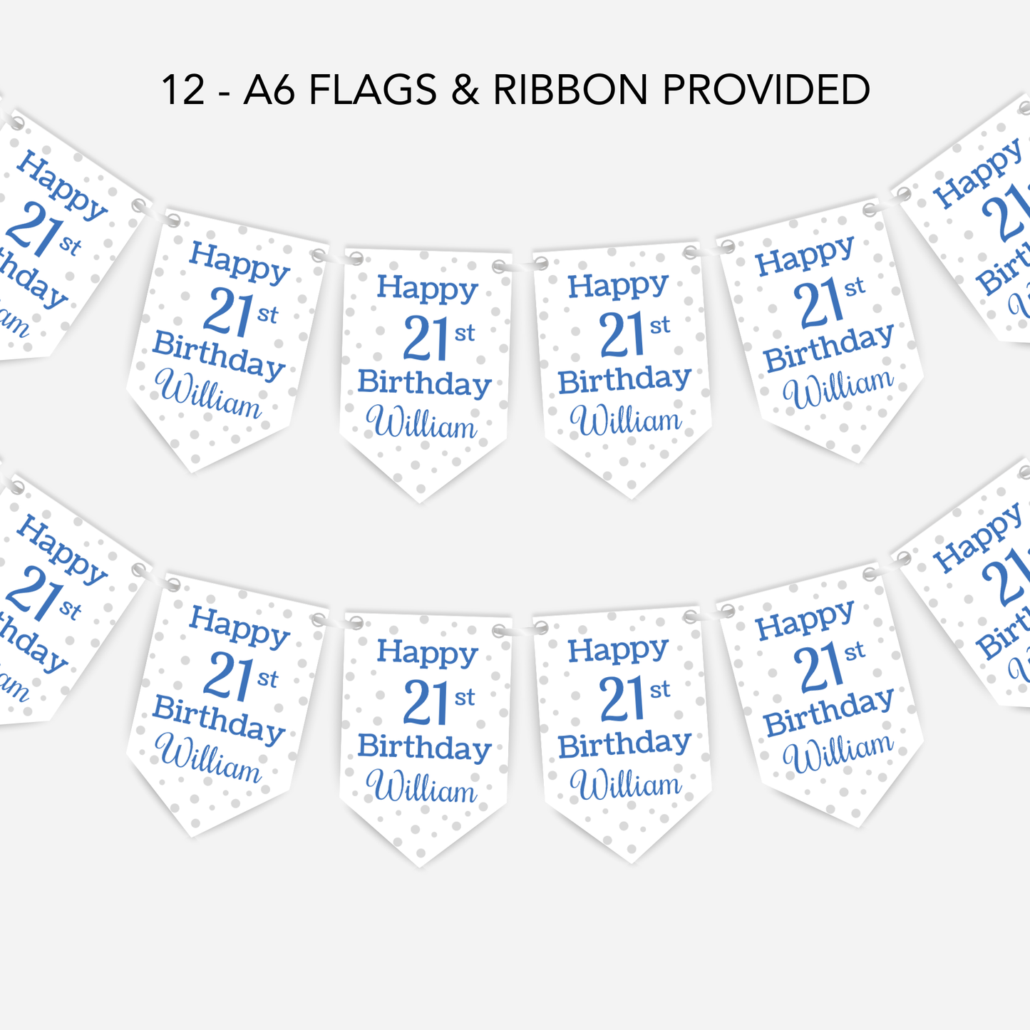 Smaller Birthday Bunting - S125