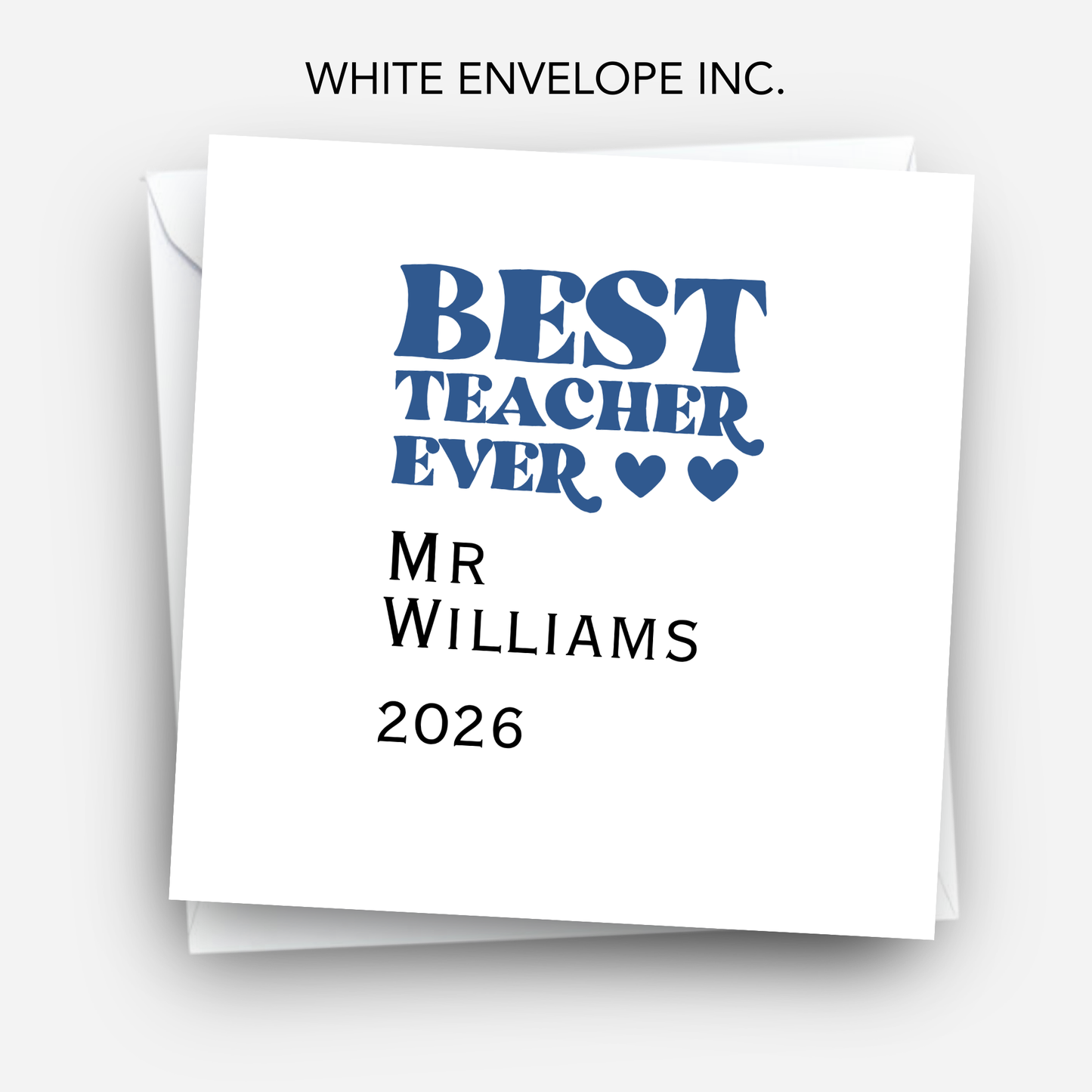 Teacher Thank you Card - C151