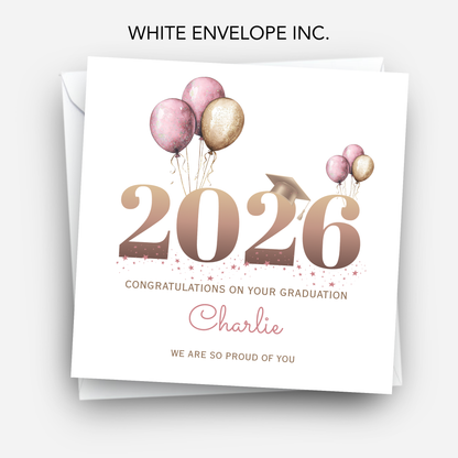 Graduation Congratulations Card - C826