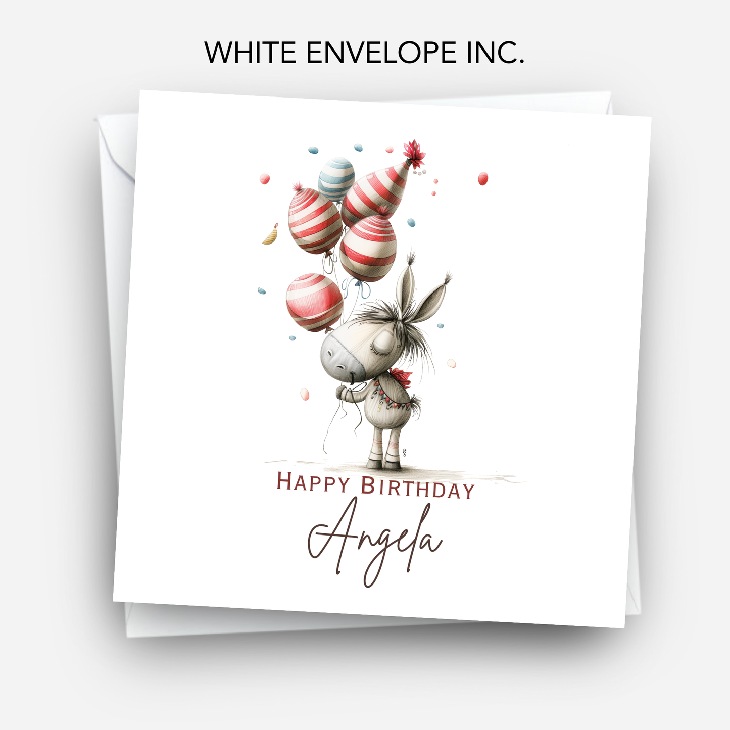 Funny Horse Birthday Card - C569