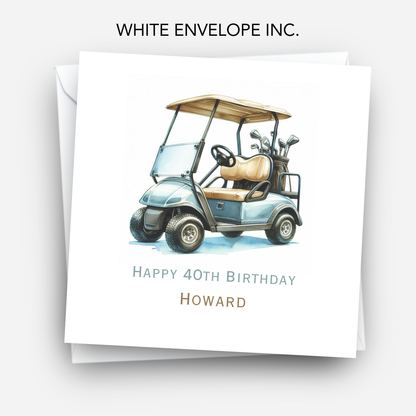 Golf Mad Birthday Card - C619