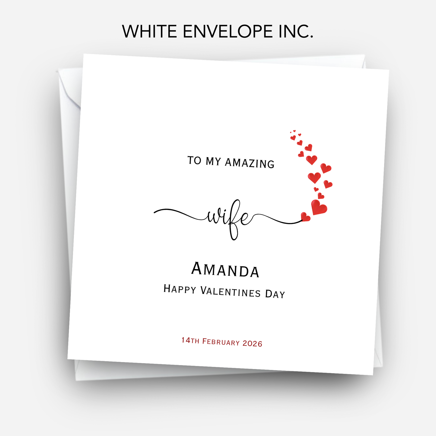 Valentine’s Day Elegant Card  - C706